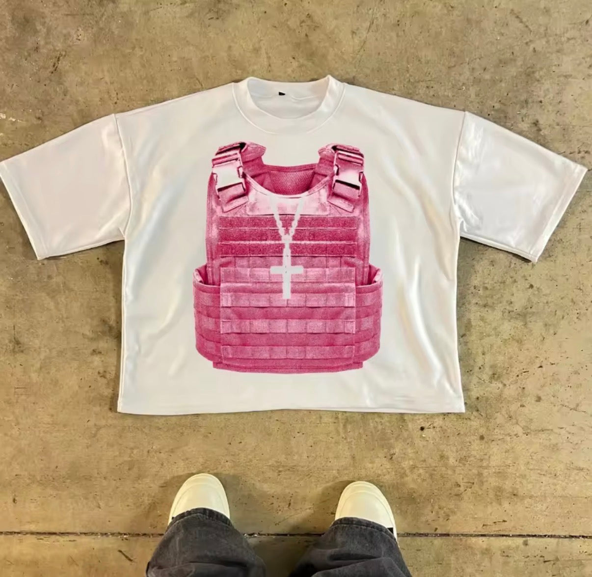 Koszulka Oversize Y2K „TACTICAL VIBE”