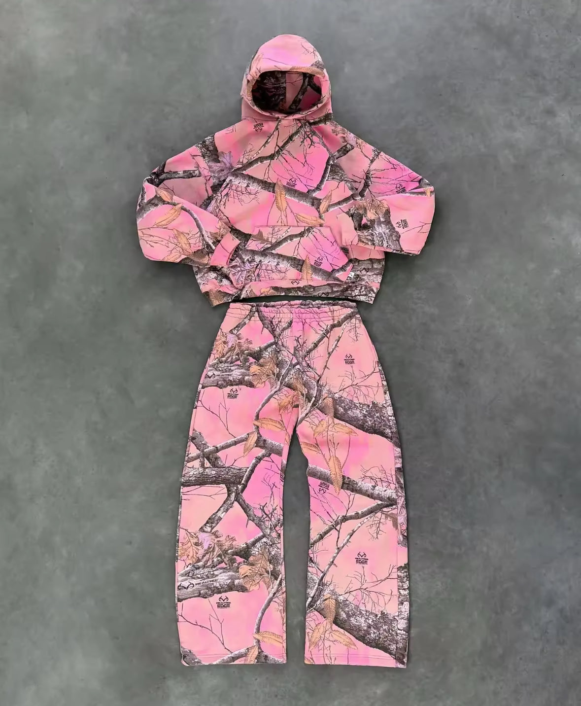 Dresowy Set „Camo Pink”