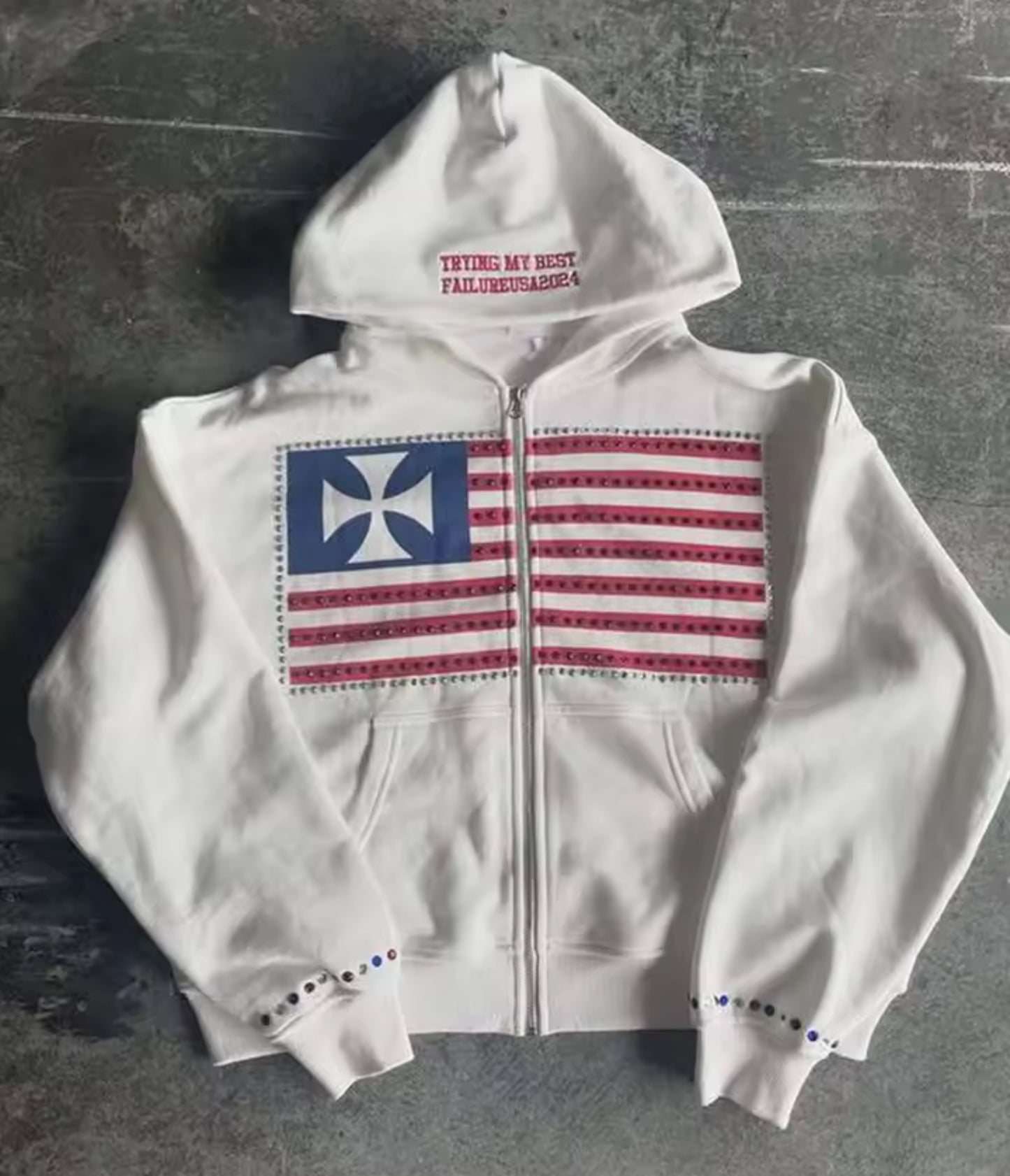 FAILURE USA ZIP HOODIE