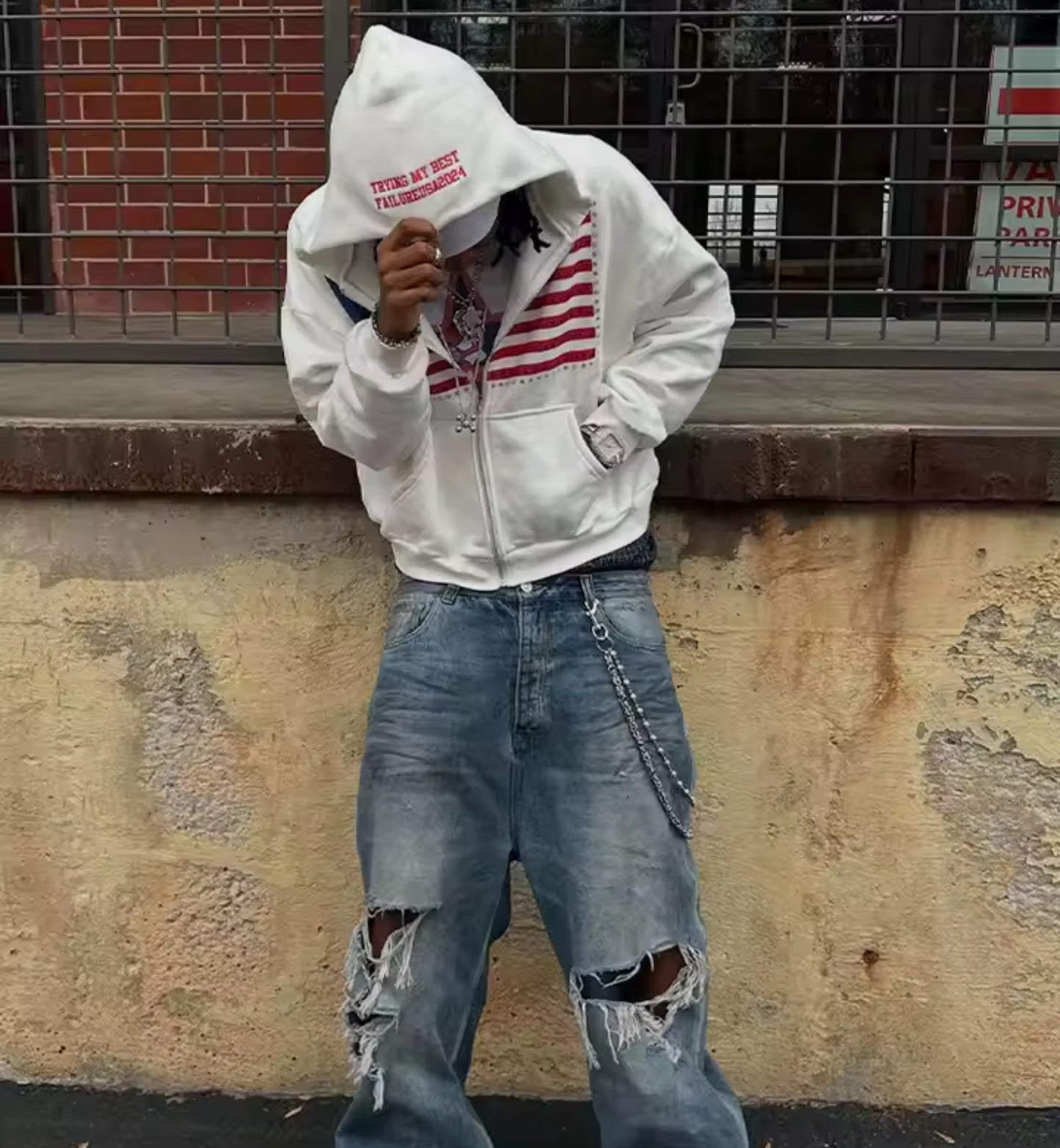 FAILURE USA ZIP HOODIE