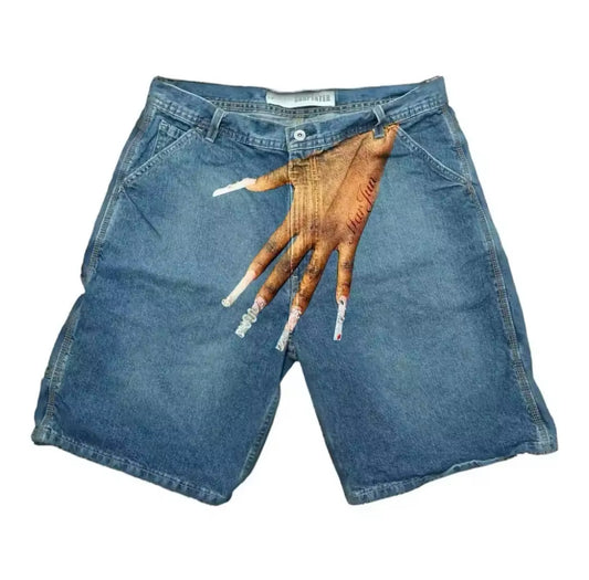Shortsy jeansowe „Hand”