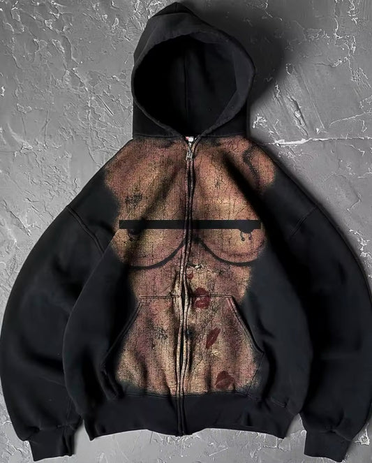 Bluza z suwakiem.