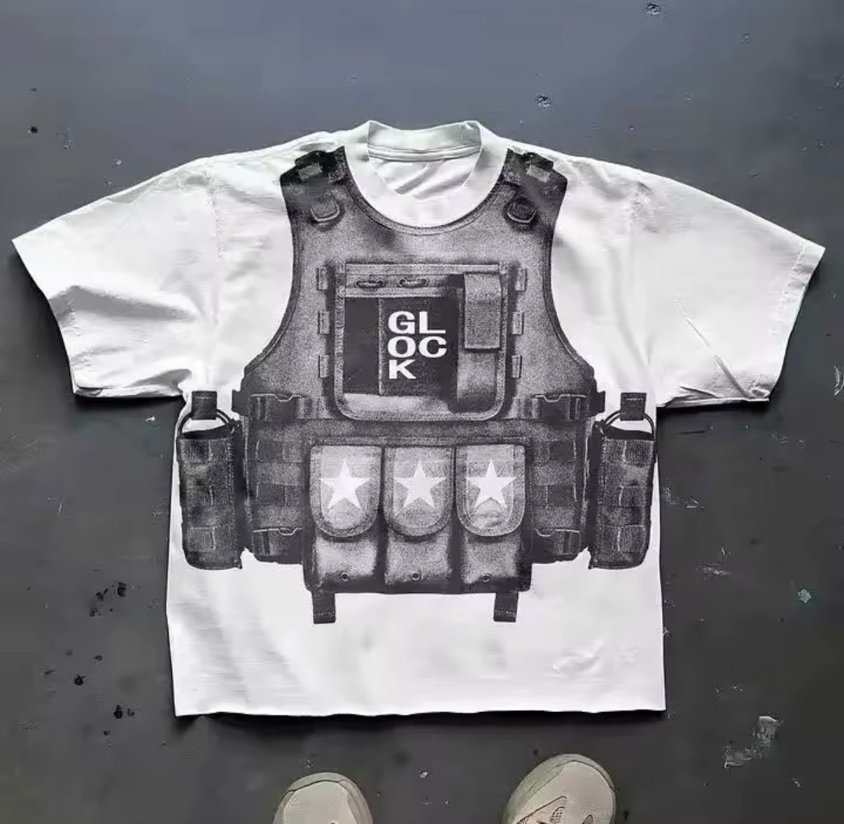 Koszulka Oversize Y2K „TACTICAL VIBE”